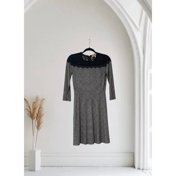 Michael Kors Womens Tweed Mini Dress, Multicoloured, Size X Small - Picture 2 of 8